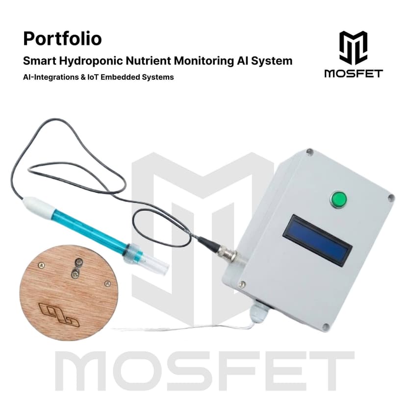 Smart Hydroponic Nutrient Monitoring AI System