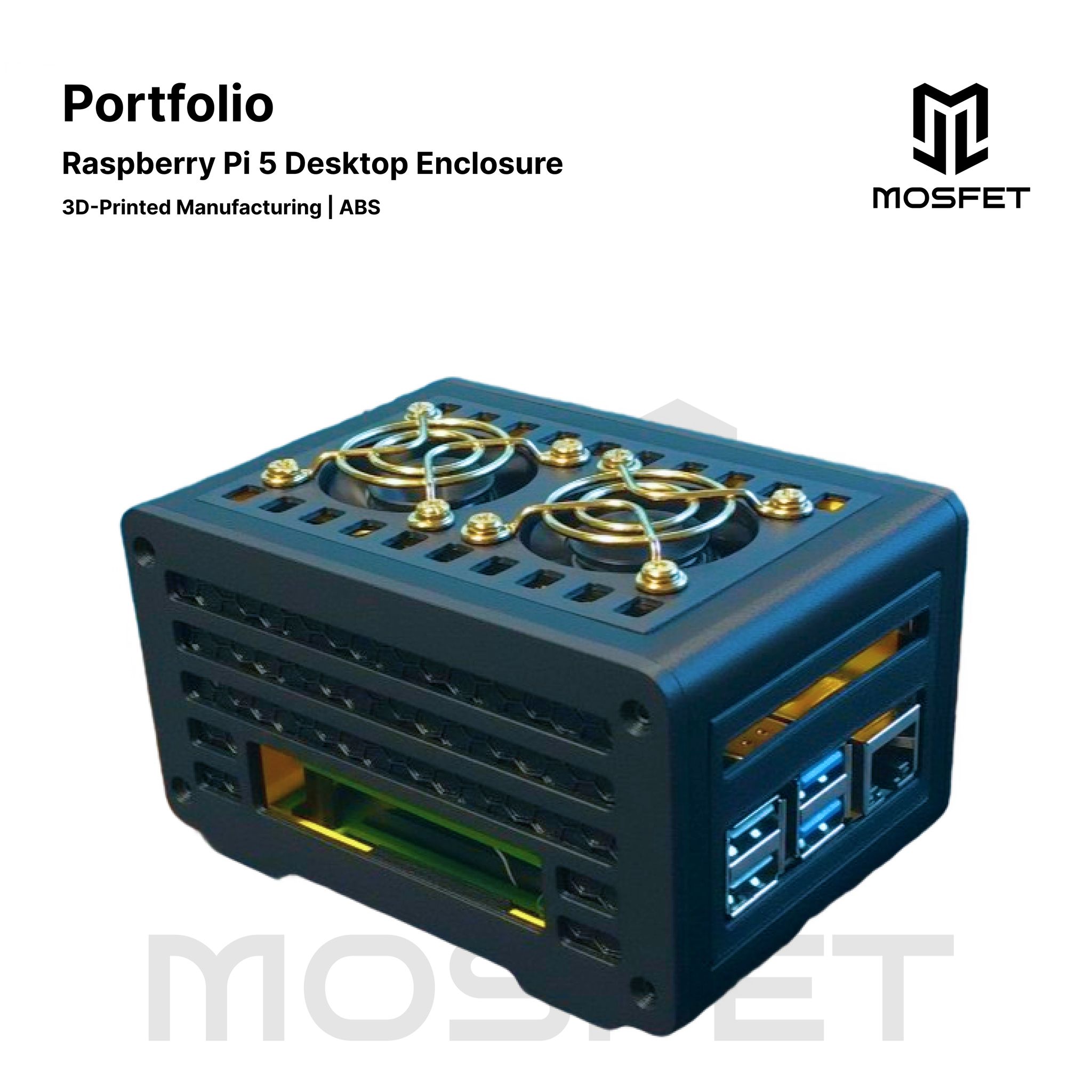 Raspberry Pi 5 Desktop Enclosure